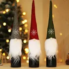 Family High Quality Christmas Accessories Non Woven Fabric Forester Family Wine Bottle Cover