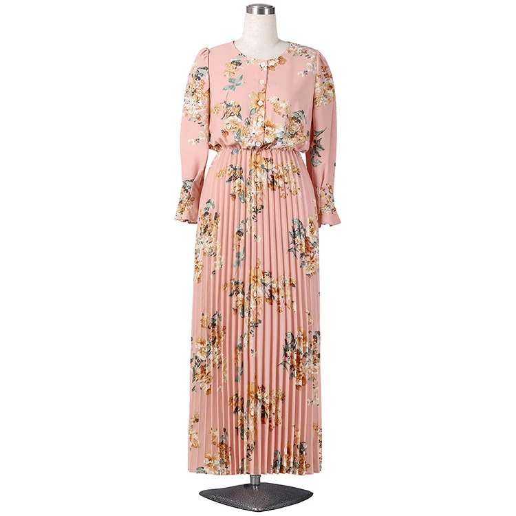 Slanna Custom Cheap Summer chiffon islamic clothing Casual Floral Maxi muslim dress long sleeve
Slanna Custom Cheap Summer chiffon islamic clothing Casual Floral Maxi muslim dress long sleeve