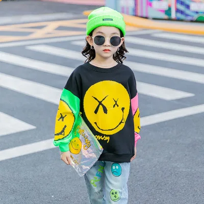 Hot sale toddler girls boutique spring autumn long sleeves pattern oversize sweatshirt top, Picture shows
Hot sale toddler girls boutique spring autumn long sleeves pattern oversize sweatshirt top, Picture shows
