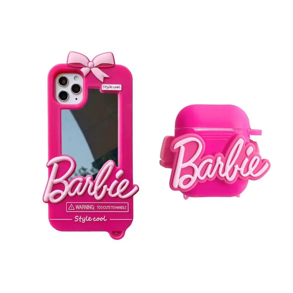Girl Gift Bundle 2 in 1 Silicone Bowknot Pink with Mirror Makeup Shell for Apple iPhone Case Cover & Airpods set
Girl Gift Bundle 2 in 1 Silicone Bowknot Pink with Mirror Makeup Shell for Apple iPhone Case Cover & Airpods set