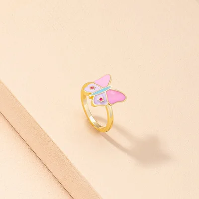 Best Selling Colorful Oil Dripping Butterfly Finger Rings Gold Plated Enamel Butterfly Rings For Women Girls
Best Selling Colorful Oil Dripping Butterfly Finger Rings Gold Plated Enamel Butterfly Rings For Women Girls
