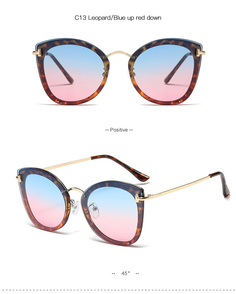 SHINELOT M1091 CE&FDA Latest Lady Sunglasses Women 2019 Oversized Gradient Color Fashion Womens Sunglass Custom Logo