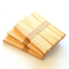 Small Food Sticks Wood Small Wood Stick Wholesale Small Mini Wooden Thin Food Wooden Ice Cream Sticks
