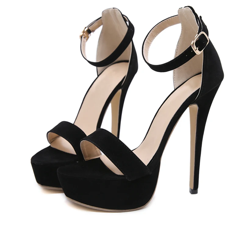 Platform high heels Sandals Women summer stiletto Open toe Party Ladies shoes Sexy Ankle Strap Black Sandals Size 42
Platform high heels Sandals Women summer stiletto Open toe Party Ladies shoes Sexy Ankle Strap Black Sandals Size 42