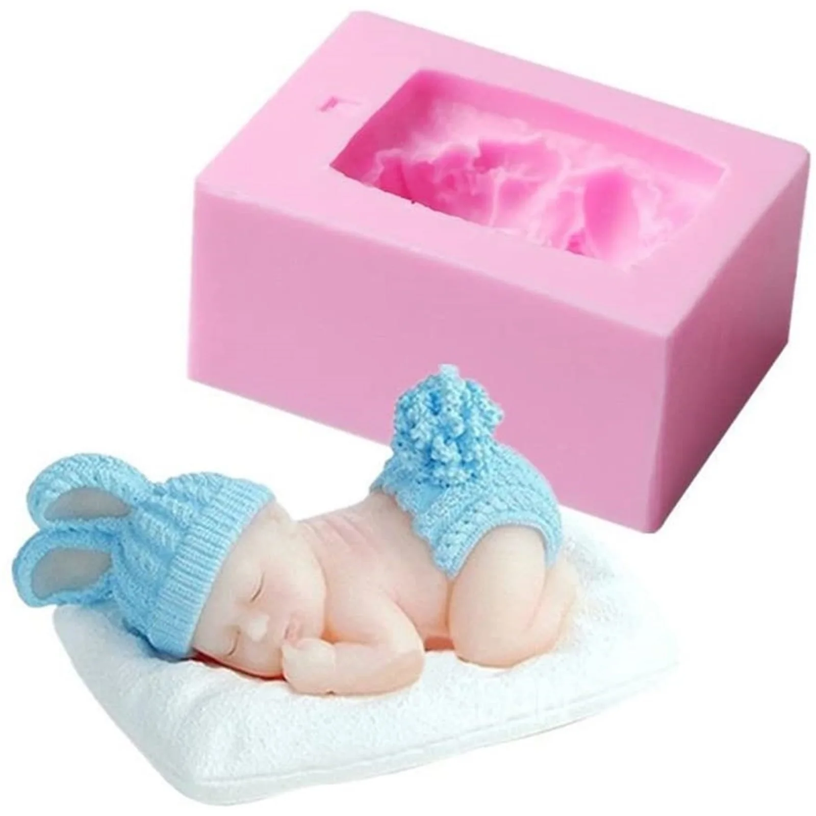 Wholesale Creativity Products little sleep baby design silicone molds for candle making DIY handmade cake molds, As the picture
Wholesale Creativity Products little sleep baby design silicone molds for candle making DIY handmade cake molds, As the picture