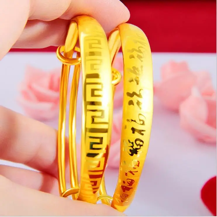 classic bracelet Gold plated bracelet Push and pull women bracelet 24k gold bangle Free shipping wedding jewelry gift
classic bracelet Gold plated bracelet Push and pull women bracelet 24k gold bangle Free shipping wedding jewelry gift
