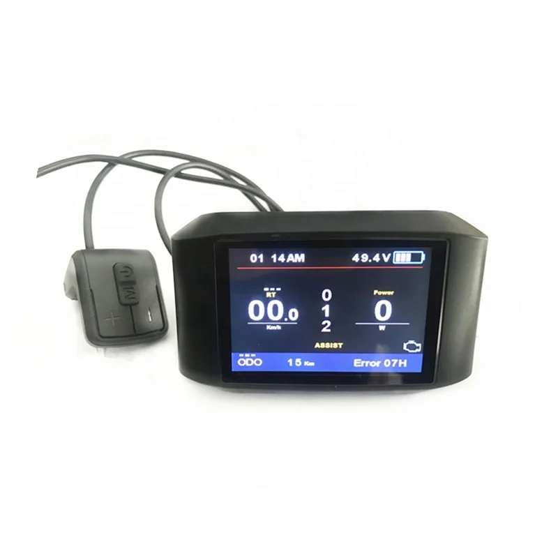 Electric bicycle bike part 750c display ebike lcd color screen waterproof connection, Black color
Electric bicycle bike part 750c display ebike lcd color screen waterproof connection, Black color
