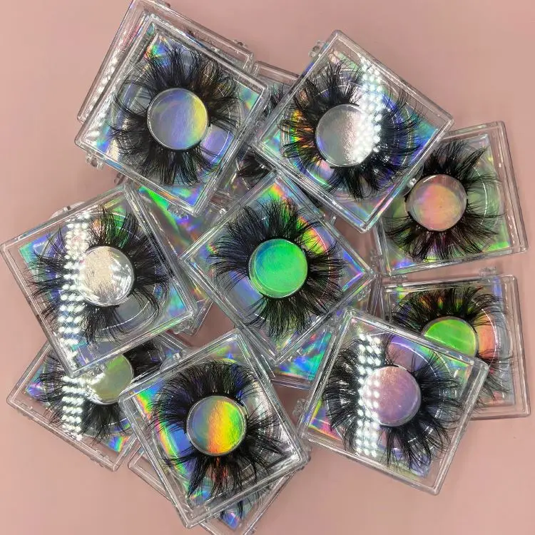 2020 New OEM private label 100%real mink 3D 25mm super fluffy mink eye lashes with custom eyelash box, Natural black or colorful
2020 New OEM private label 100%real mink 3D 25mm super fluffy mink eye lashes with custom eyelash box, Natural black or colorful