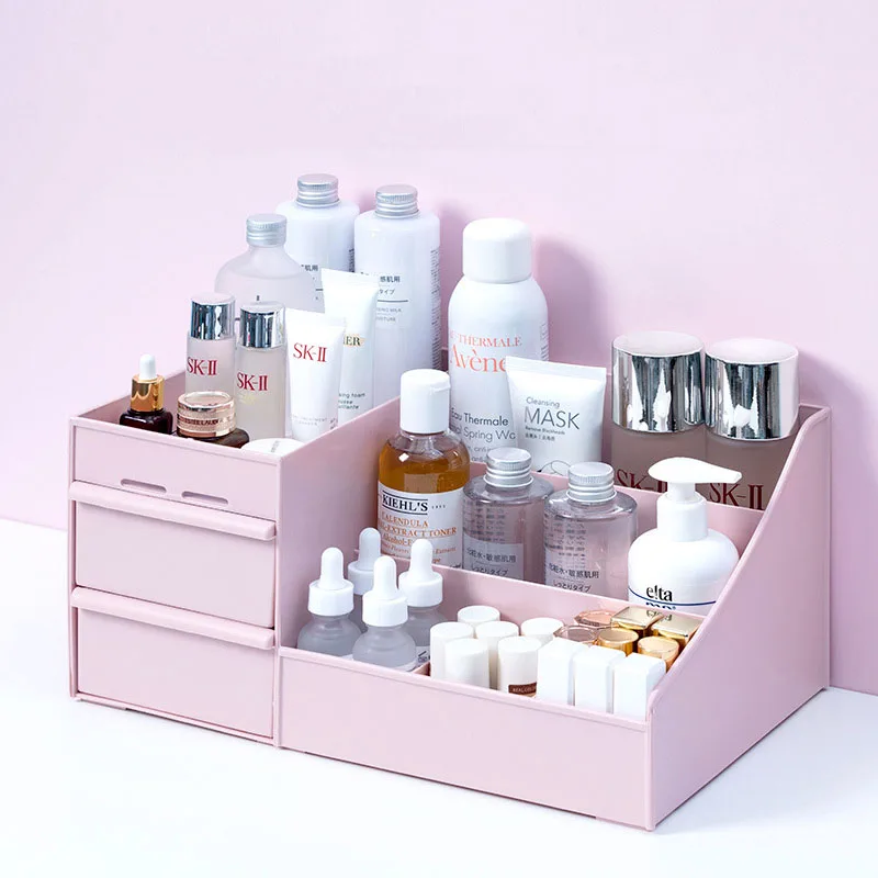 Hot selling Wholesale Plastic Makeup Organizer case Cosmetics storage box cosmetic, White/pink/beige
Hot selling Wholesale Plastic Makeup Organizer case Cosmetics storage box cosmetic, White/pink/beige