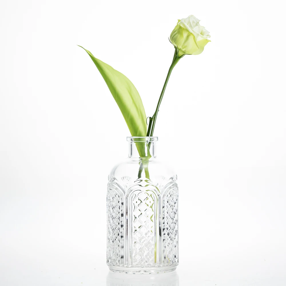 Nordic Design Creative Transparent Flower Glass Vase Hydroponic Vase, Clear transparent 
Nordic Design Creative Transparent Flower Glass Vase Hydroponic Vase, Clear transparent