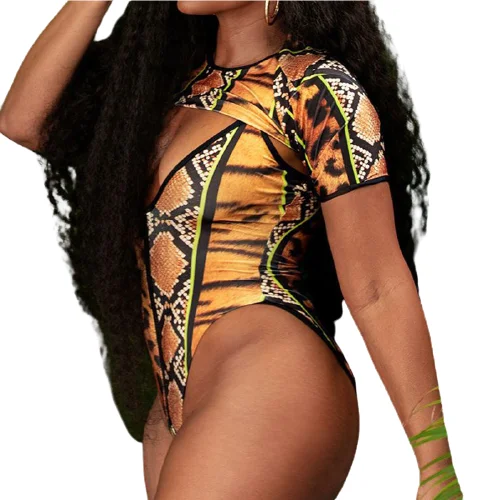 Amazon Hot Sale Women Plus Size One Piece Leopard Bikini Swimwear Sexy Swimsuit, Shown
Amazon Hot Sale Women Plus Size One Piece Leopard Bikini Swimwear Sexy Swimsuit, Shown