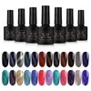 New Style Easy Soak Off UV 5D Magnetic Cat Eye 12Color Gel Nail Polish For Nail Salon
