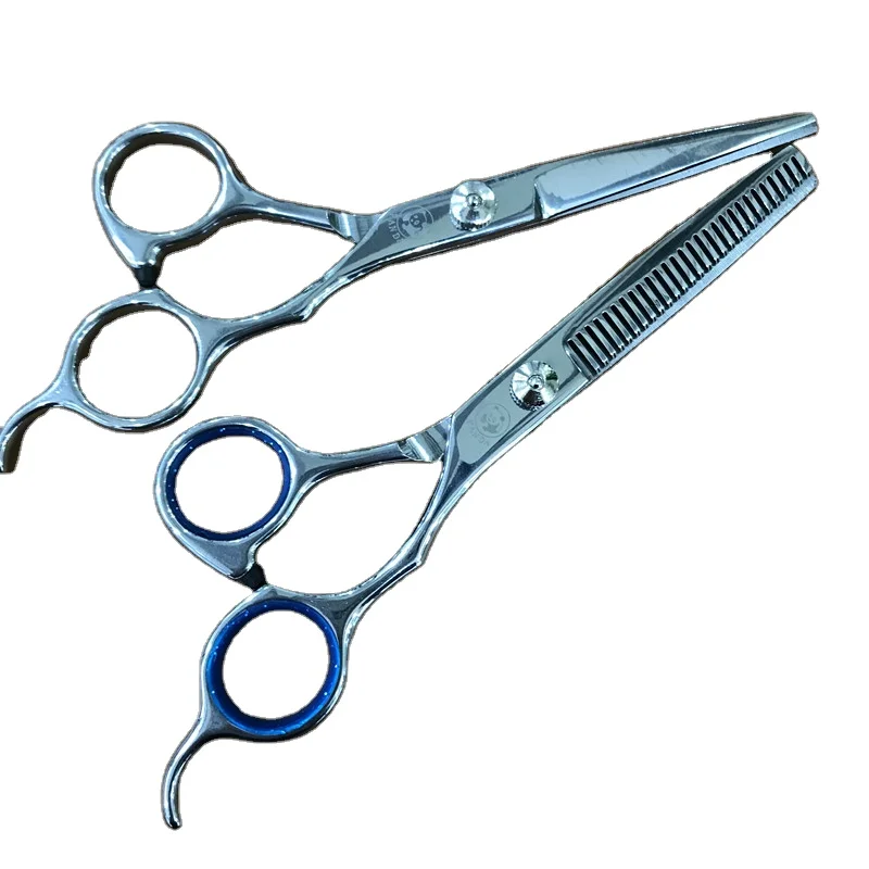 Reliable performance hairdressers hair scissors fashion straight 4cr13 steel blade scissors set, Silver
Reliable performance hairdressers hair scissors fashion straight 4cr13 steel blade scissors set, Silver