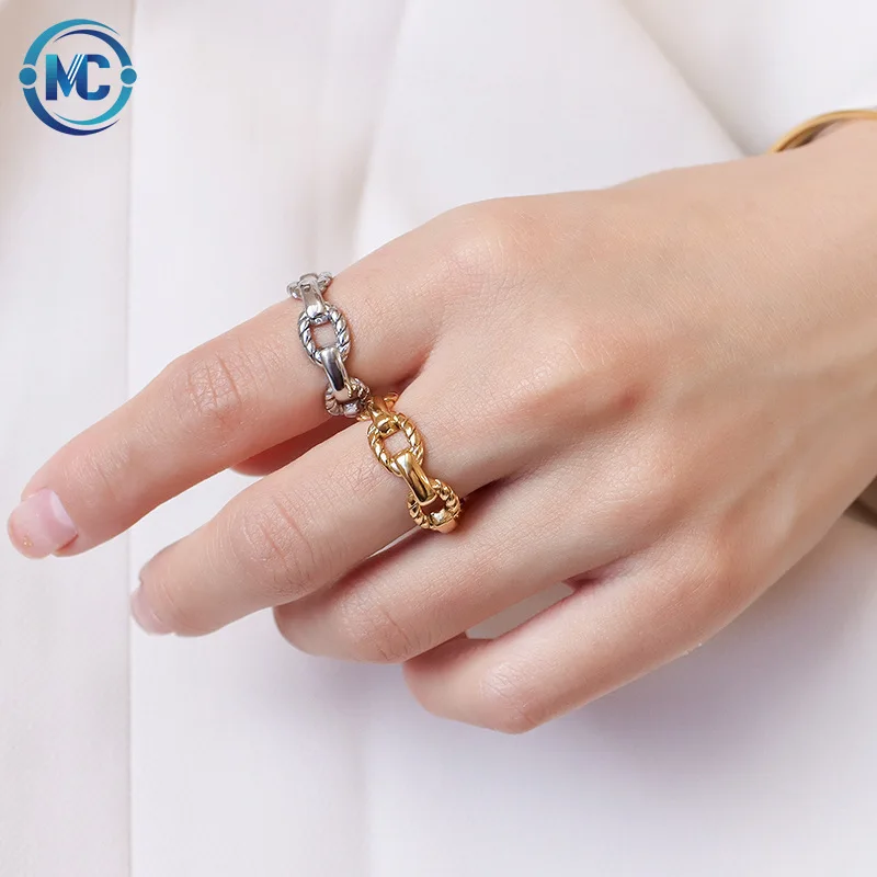 2021 18K Real Gold Plated Stainless Steel Rings Fashion Retro Chain Women Rings Adjustable Opening Index Finger Rings, Gold,silver
2021 18K Real Gold Plated Stainless Steel Rings Fashion Retro Chain Women Rings Adjustable Opening Index Finger Rings, Gold,silver
