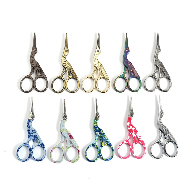Small Vintage Style Sewing Scissors Embroidery Crane Bird Scissors Stainless mini Stork Scissors for Costumes Crafts Sewing, White | black | red | rose | pink | custom color
Small Vintage Style Sewing Scissors Embroidery Crane Bird Scissors Stainless mini Stork Scissors for Costumes Crafts Sewing, White | black | red | rose | pink | custom color