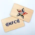 Eco-Friendly Standard Recyclable NFC Business Wood carving hotel locking rfid smart card