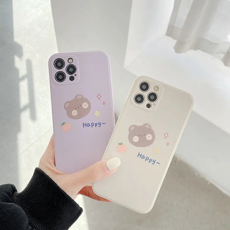 Cute phone case bear Shockproof soft cover for iphone 7/8 plus XR XS phone cases for iphone 11 pro max, Multi
Cute phone case bear Shockproof soft cover for iphone 7/8 plus XR XS phone cases for iphone 11 pro max, Multi