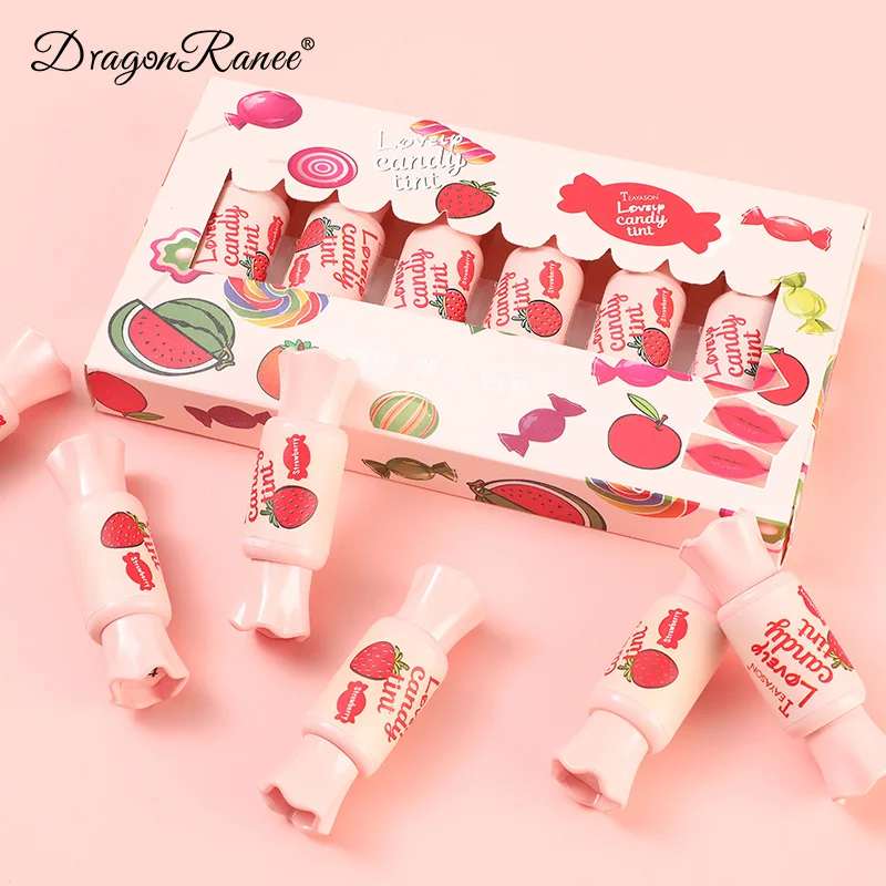 Dragonranee lovely candy tint lip glaze kit 6 colors/box mirror watery lip dye liquid lipstick set moisturizing lip gloss suit
Dragonranee lovely candy tint lip glaze kit 6 colors/box mirror watery lip dye liquid lipstick set moisturizing lip gloss suit