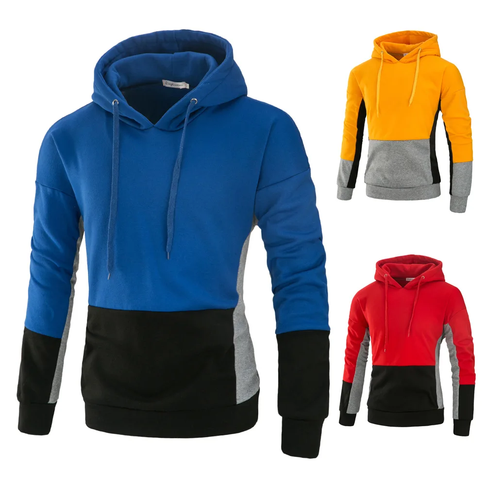 2021 High Quality Patchwork Long Sleeve Cotton Pullover Slim Fit Hoodies Suit For Man
2021 High Quality Patchwork Long Sleeve Cotton Pullover Slim Fit Hoodies Suit For Man