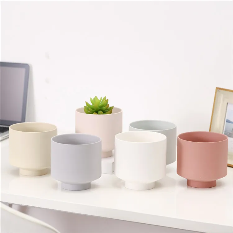 matte custom logo wholesale indoor outdoor decorative flower pot planter ceramic pots for succulent plants, Customized
matte custom logo wholesale indoor outdoor decorative flower pot planter ceramic pots for succulent plants, Customized
