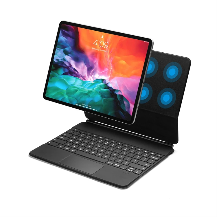 Bluetooth Wireless Magic Keyboard with Trackpad Backlit Keys for iPad Pro 12.9, Black
Bluetooth Wireless Magic Keyboard with Trackpad Backlit Keys for iPad Pro 12.9, Black