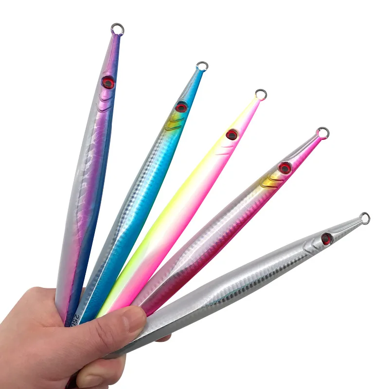 New style metal jig lead slow pitch jigging lure 60g-350g fishing lure for seawater, 5 colors
New style metal jig lead slow pitch jigging lure 60g-350g fishing lure for seawater, 5 colors