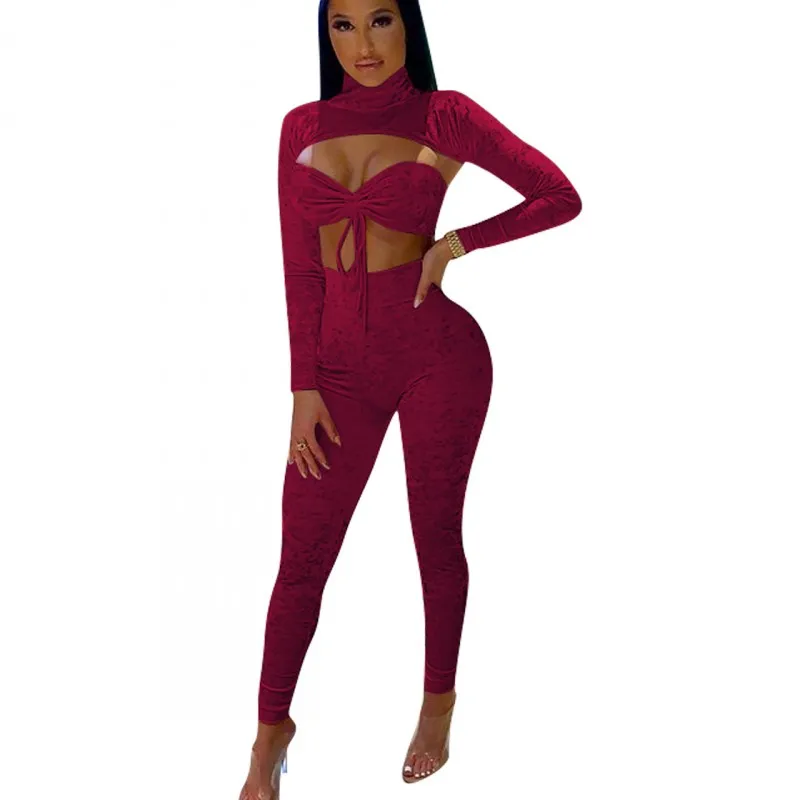 Autumn Winter Women Casual Sports Hollow Out Velvet Two Piece Set Top And Pants Tracksuit Sweatsuit Outfits B1935
Autumn Winter Women Casual Sports Hollow Out Velvet Two Piece Set Top And Pants Tracksuit Sweatsuit Outfits B1935