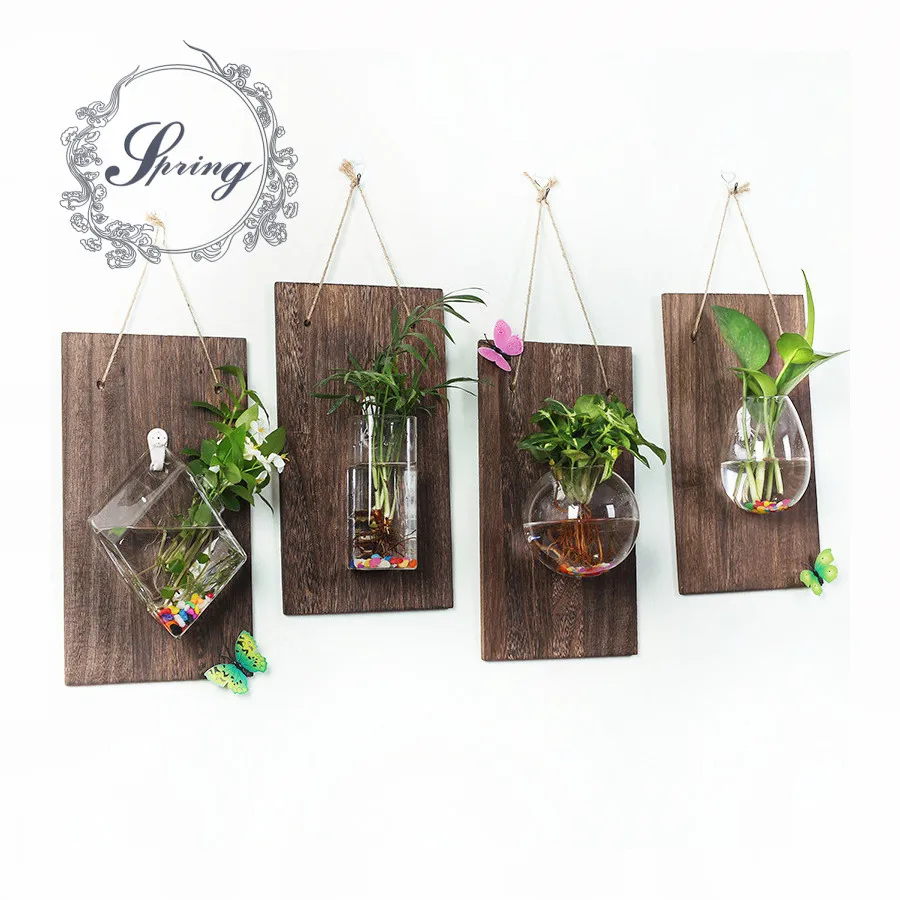 European Garden Wall Hanging Pot Garden wooden & glass Cup Hanging Basket for Hanging Up Rattan Plant Flower Garden Decor
European Garden Wall Hanging Pot Garden wooden & glass Cup Hanging Basket for Hanging Up Rattan Plant Flower Garden Decor