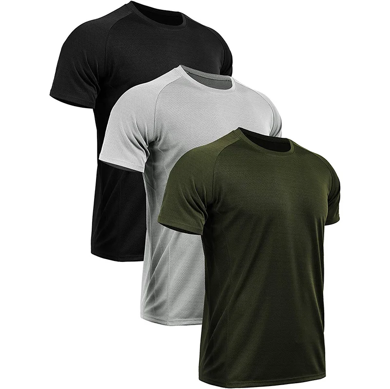 Custom Printing Men's Dry Fit Sport Running Tshirt Athletic Mesh Black T Shirts, Customizable
Custom Printing Men's Dry Fit Sport Running Tshirt Athletic Mesh Black T Shirts, Customizable