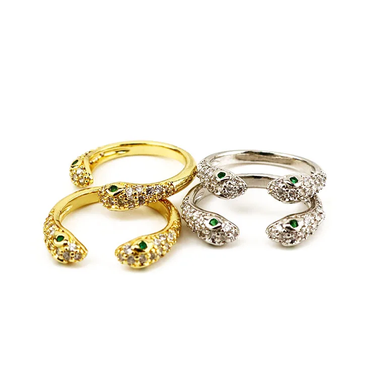 RM1155 New Arrival Fashion Copper with Cubic Zircon Women Rings,Trendy Brass with CZ Double Snake Head Ladies Rings
RM1155 New Arrival Fashion Copper with Cubic Zircon Women Rings,Trendy Brass with CZ Double Snake Head Ladies Rings