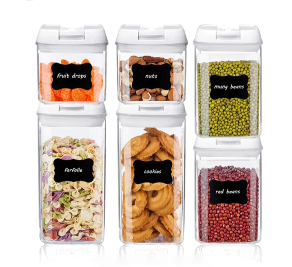 Wholesale High Quality BPA-Free Cereal Container Storage Set Airtight Food Storage Containers, As picture
Wholesale High Quality BPA-Free Cereal Container Storage Set Airtight Food Storage Containers, As picture