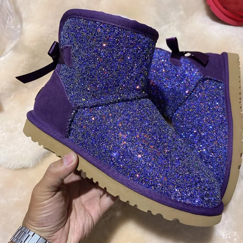 Factory Wholesale Fashion Luxury Bling Bling Girls Lady Designer Ankle Winter Designer Uggh Boots For Women, As pictures show or customized
Factory Wholesale Fashion Luxury Bling Bling Girls Lady Designer Ankle Winter Designer Uggh Boots For Women, As pictures show or customized