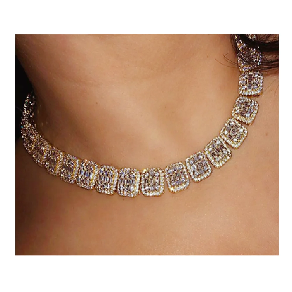 Hot Sale Luxury Crystal Necklace Fashion Zircon Choker Beaded Colored Simple Elegant Colorful Rhinestone Necklaces Women Jewelry, Picture shows
Hot Sale Luxury Crystal Necklace Fashion Zircon Choker Beaded Colored Simple Elegant Colorful Rhinestone Necklaces Women Jewelry, Picture shows