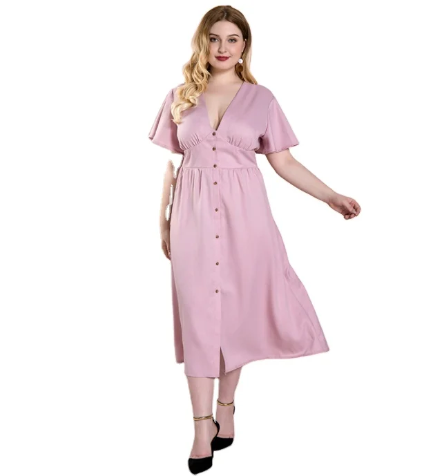 Summer pink sexy one piece short sleeve off shoulder low cut one side open evening dress
Summer pink sexy one piece short sleeve off shoulder low cut one side open evening dress