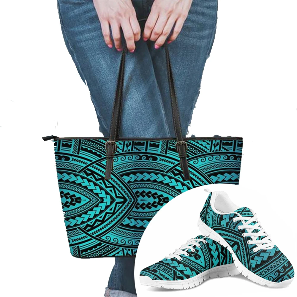 2pcs Handbags for Women Luxury Leather Samoa Polynesian Tribal Print Casual Shoulder Purse and Shoes Set Matching Sneakers
2pcs Handbags for Women Luxury Leather Samoa Polynesian Tribal Print Casual Shoulder Purse and Shoes Set Matching Sneakers