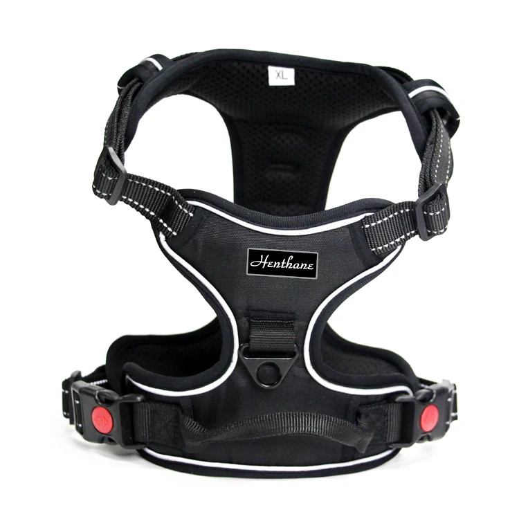 Hot Sale Amazon Dog Harness Pet Front Range Reflective No Pull Harness High Quality Dog Harness with Front Clip, Black, or can be customized
Hot Sale Amazon Dog Harness Pet Front Range Reflective No Pull Harness High Quality Dog Harness with Front Clip, Black, or can be customized
