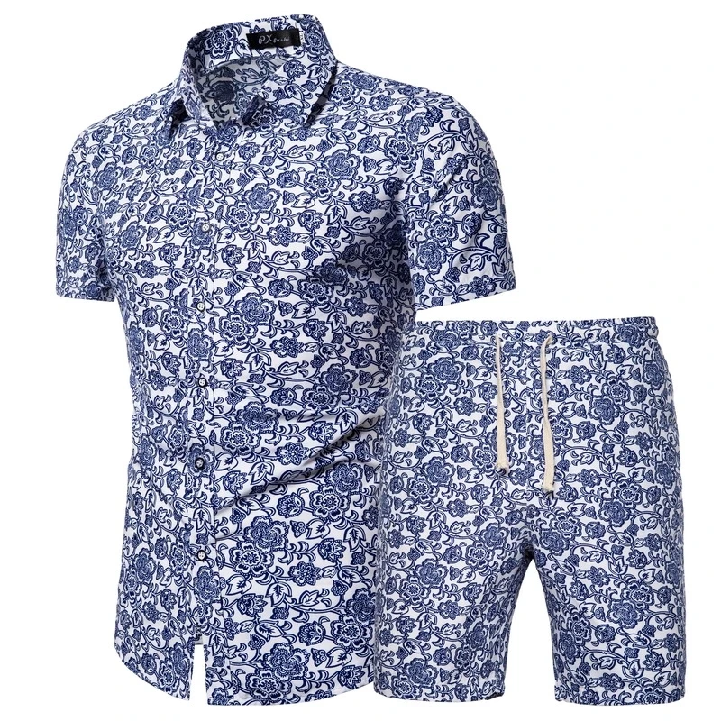 Wholesale Hot Sale Summer All Over Print New Hawaiian Beach Wear Mens Shirts and Shorts Set in Plus Size Till 5XL, Picture
Wholesale Hot Sale Summer All Over Print New Hawaiian Beach Wear Mens Shirts and Shorts Set in Plus Size Till 5XL, Picture