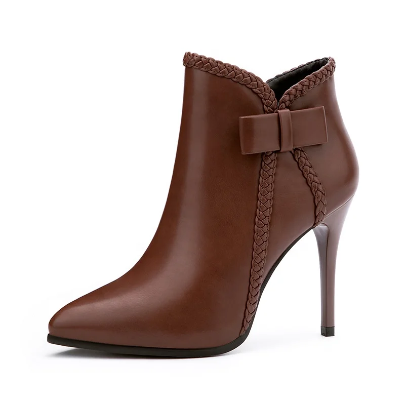 Sexy pointed high heel Martin boots casual boots with stiletto solid color boots for women and ladies, Black
Sexy pointed high heel Martin boots casual boots with stiletto solid color boots for women and ladies, Black