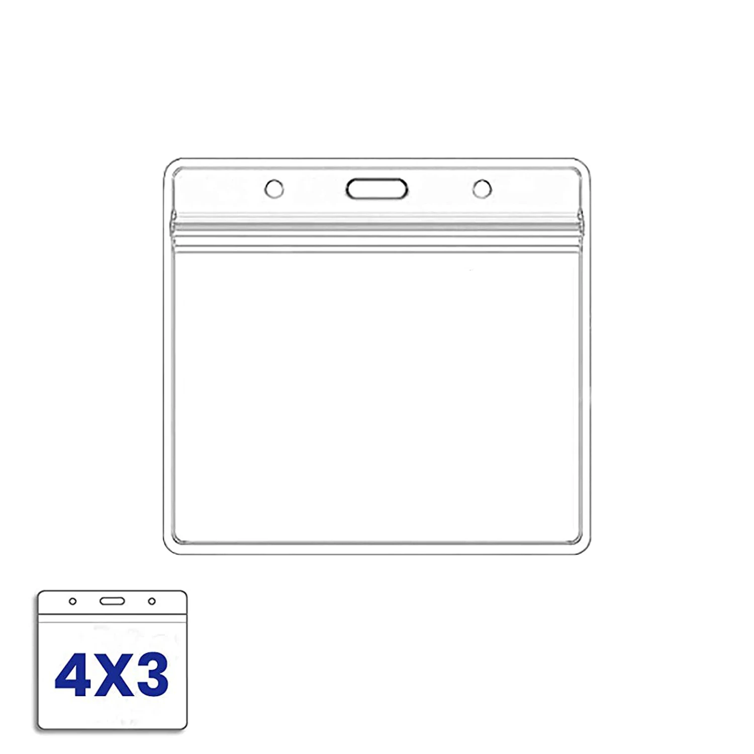 Plastic Record Card Protector 4 x 3 Inches Clear Waterproof Pvc Sleeve with Resealable Zip ID Badge Card Holder
Plastic Record Card Protector 4 x 3 Inches Clear Waterproof Pvc Sleeve with Resealable Zip ID Badge Card Holder