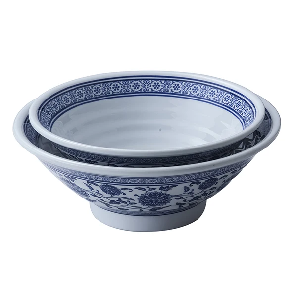 Eco-Friendly 28 Ounces 9 inch blue white japanese melamine soup bowl for restaurant, Multicolor
Eco-Friendly 28 Ounces 9 inch blue white japanese melamine soup bowl for restaurant, Multicolor