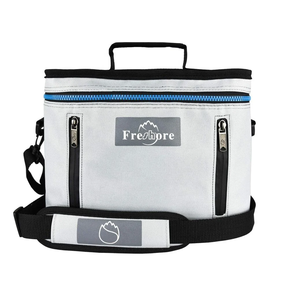 

10L Leakproof Freezable Insulated Lunch Cooler Bag with Adjustable Shoulder Strap and Eco-friendly EVA materialfor Kids/Adult, Customized color
