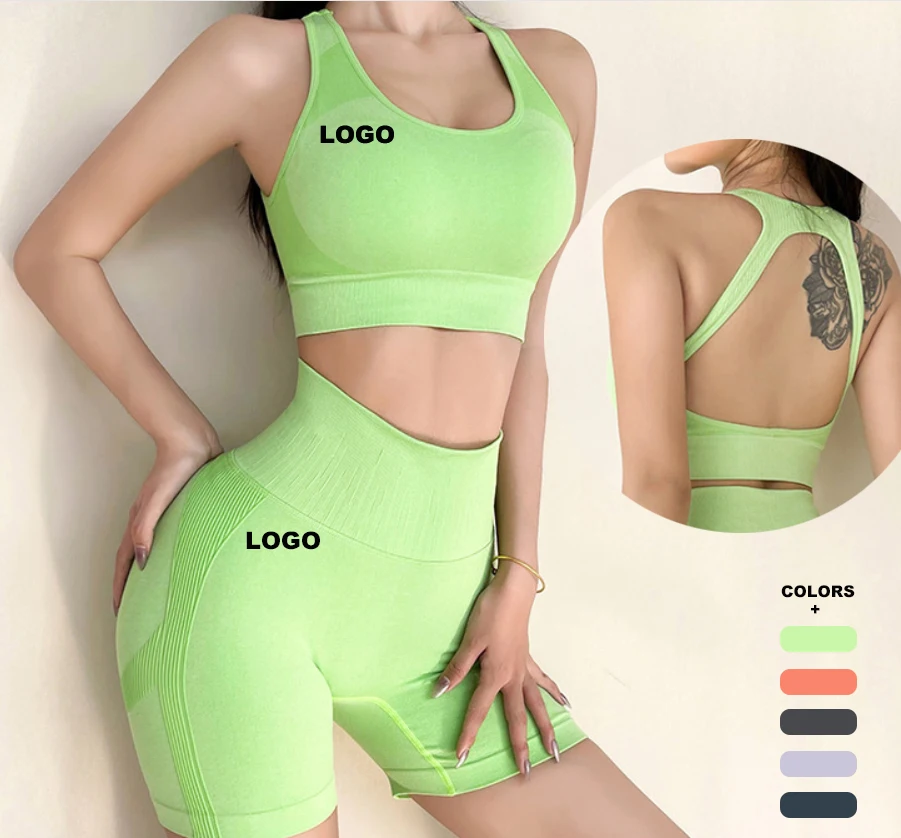2021 Women Sexy Back Work Out Workout 2 Piece Private Label Active Wear 2 Pcs Yoga Short Biker Shorts Set Gym Fitness Sets
2021 Women Sexy Back Work Out Workout 2 Piece Private Label Active Wear 2 Pcs Yoga Short Biker Shorts Set Gym Fitness Sets