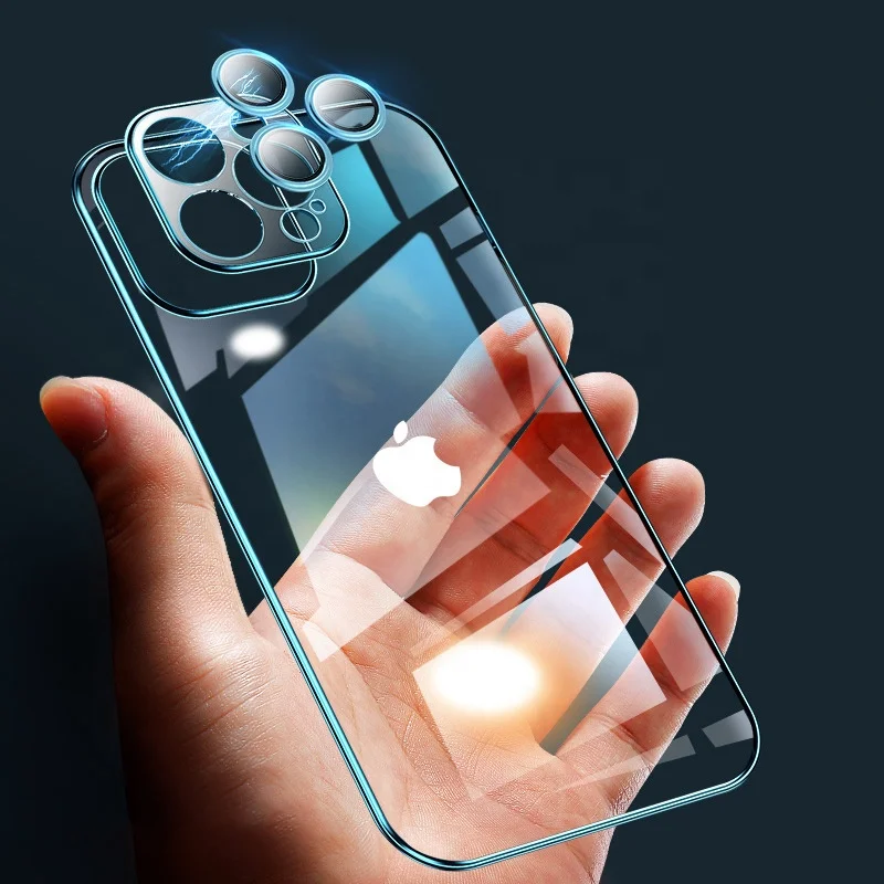Transparent Cover for iPhone 13 Pro Max Colorful Metal Frame TPU Bumper Mobile Phone Case for iPhone 13, Multi colors
Transparent Cover for iPhone 13 Pro Max Colorful Metal Frame TPU Bumper Mobile Phone Case for iPhone 13, Multi colors