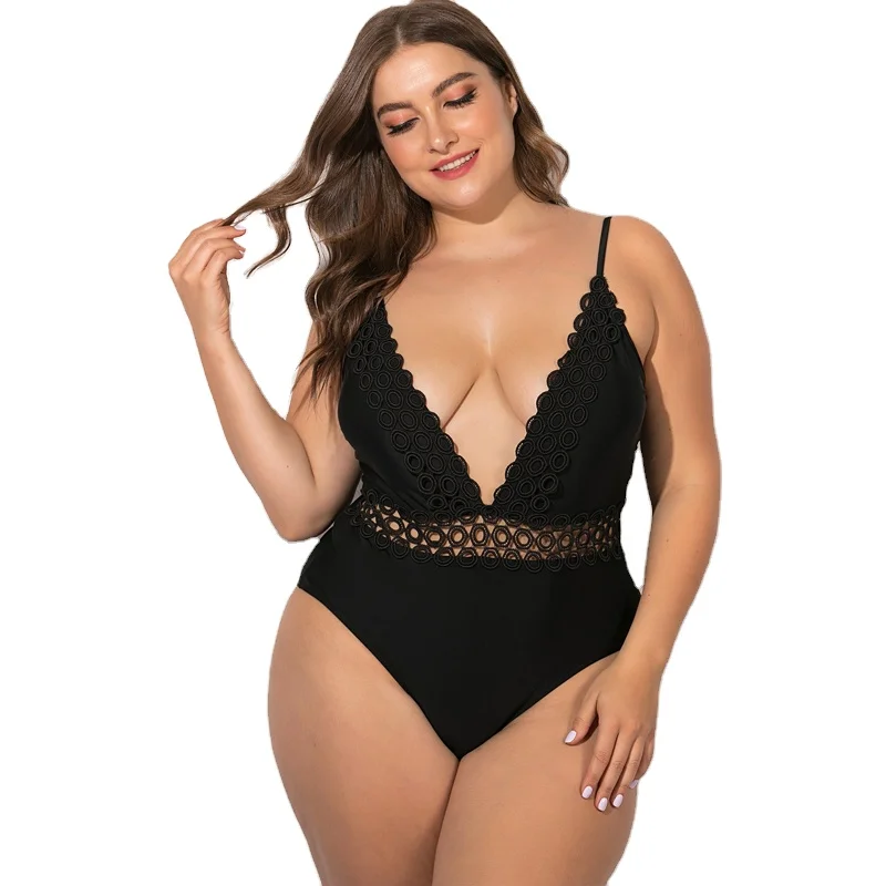 2020 Lady Bikini Women's Plus Size Solid Black Swimsuit Monokini Plus Size Swimwear (M-XXXL), Customized color
2020 Lady Bikini Women's Plus Size Solid Black Swimsuit Monokini Plus Size Swimwear (M-XXXL), Customized color