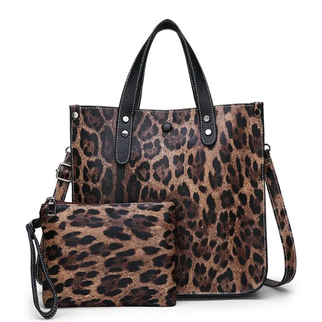 Inexpensive Good Quality Leopard Print Tote Bag With Clutch Bag High Capacity Colorful Leopard Print Handbag
Inexpensive Good Quality Leopard Print Tote Bag With Clutch Bag High Capacity Colorful Leopard Print Handbag