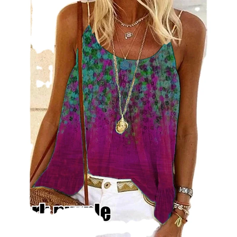 New Women's Fashion Boho Printing Round Neck Skirt Ladies Summer Tank Tops Sling Plus Size Sling XS-5XL
New Women's Fashion Boho Printing Round Neck Skirt Ladies Summer Tank Tops Sling Plus Size Sling XS-5XL