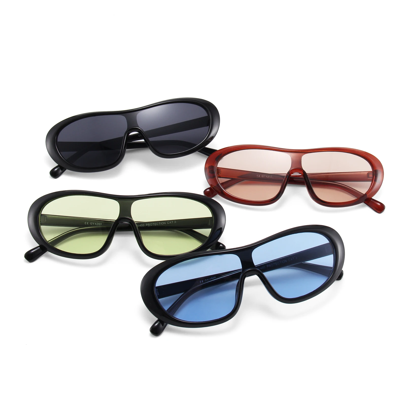 cheap price selling new design plastic big frame Sun Shades Eyewear one piece unisex sunglasses 2022, Custom color
cheap price selling new design plastic big frame Sun Shades Eyewear one piece unisex sunglasses 2022, Custom color
