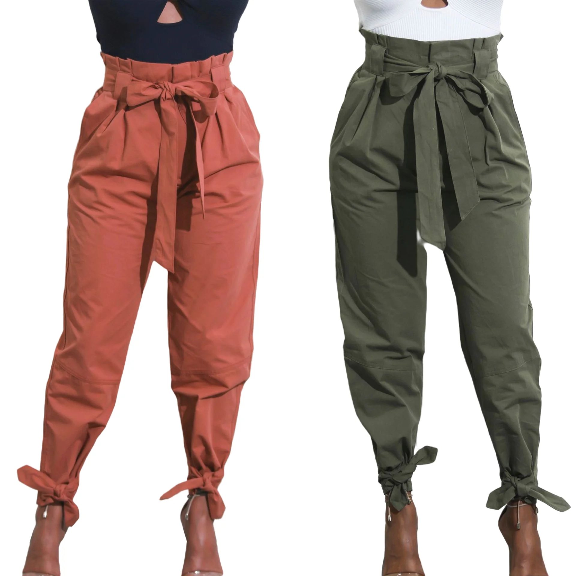 2022 New Spring Solid High Waist Casual Pants For Women Bandage Tunic Loose Trousers With Belt, Pirture
2022 New Spring Solid High Waist Casual Pants For Women Bandage Tunic Loose Trousers With Belt, Pirture