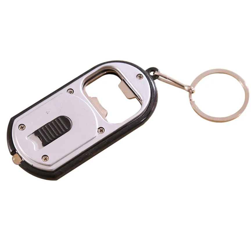 Hot Sale Multi-function 3-in-1 Keychain LED Light Keychain Bottle Opener with Custom Logo
Hot Sale Multi-function 3-in-1 Keychain LED Light Keychain Bottle Opener with Custom Logo