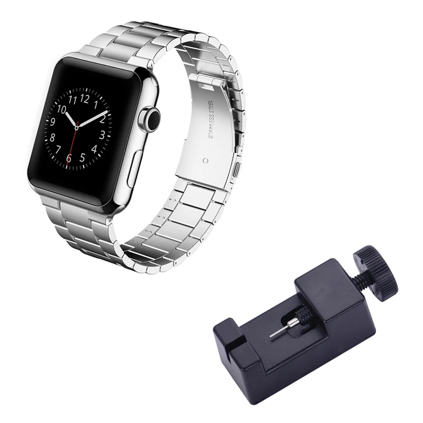 Metal Replacement Watch Strap Belt Stainless Steel with Tool Splitter for Apple Watch Bands, 5 colors
Metal Replacement Watch Strap Belt Stainless Steel with Tool Splitter for Apple Watch Bands, 5 colors
